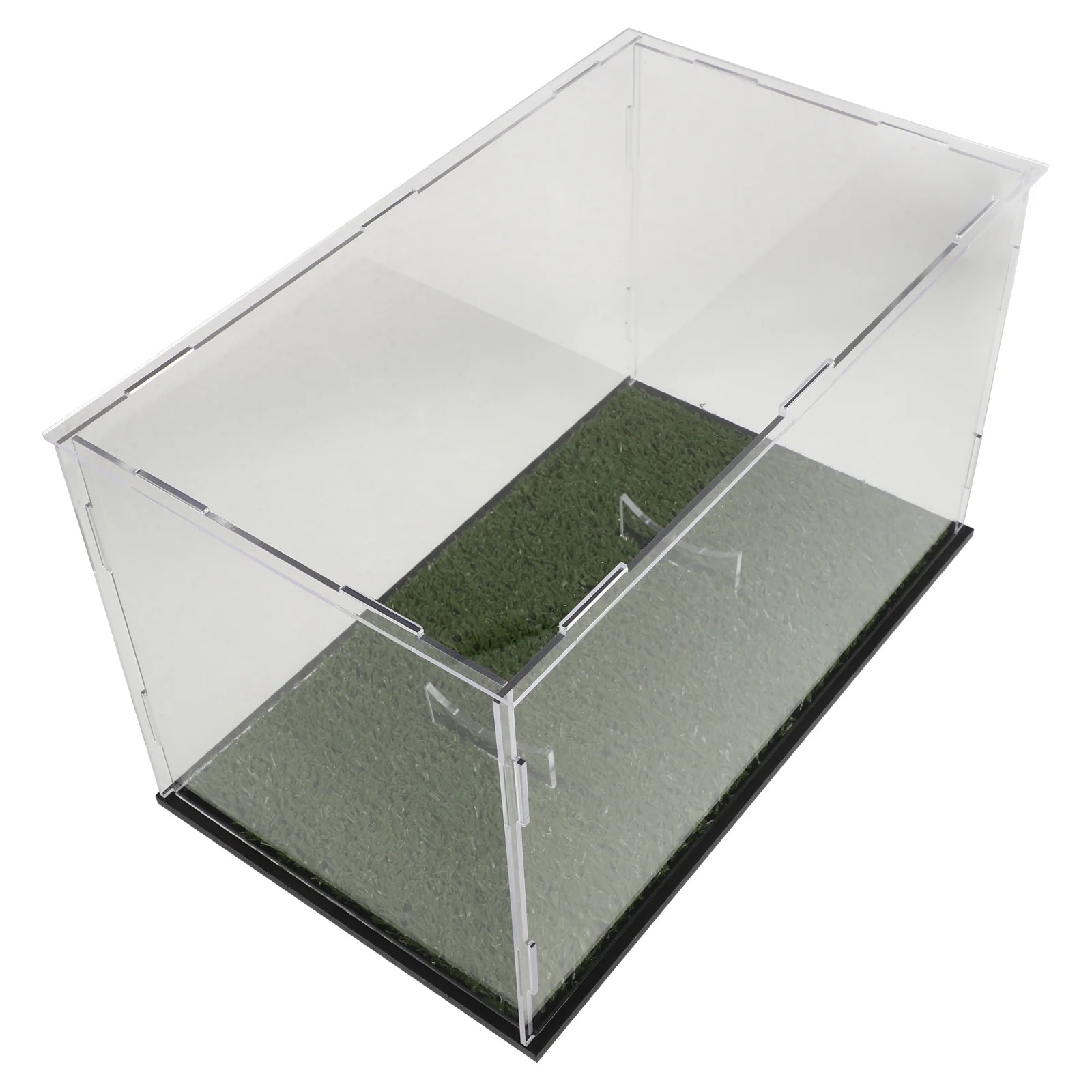 

Rugby Ball Display Case Transparent Acrylic Storage Organizer Space Saving Desktop Holder Stable Showcase Multipurpose Container