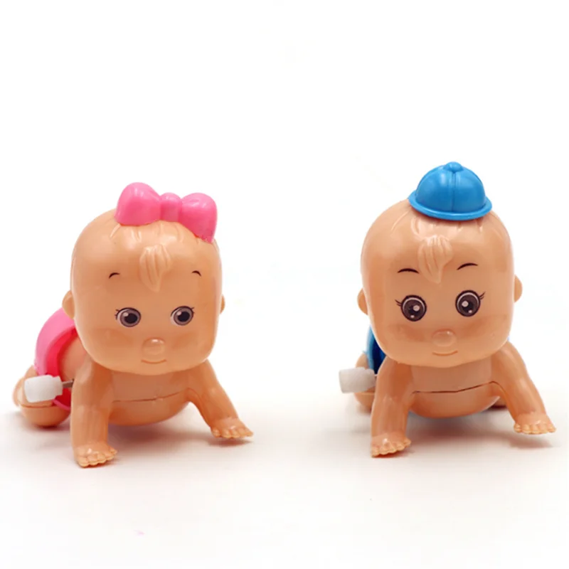 Cute Cartoon Wind Up Butt Head Shaking Crawling Crawl Clockwork Toy Doll Kid Party Gift For Baby Boy Girl Toys