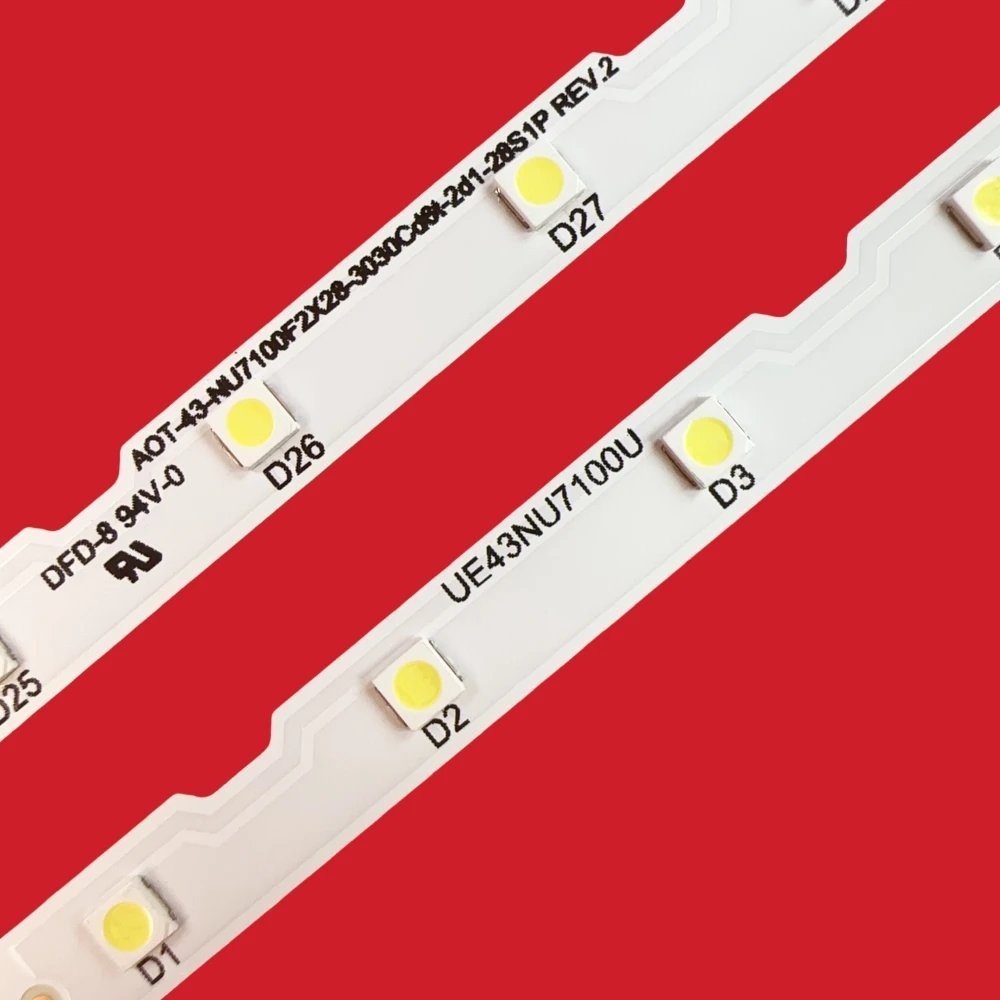 LED Backlight Strip For UE43NU7092U UE43NU7090U UE43NU7090S UE43NU7025K UE43NU7022K UE43NU7020W UE43NU7020K UE43NU6025K