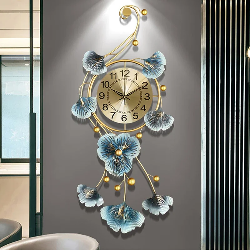 Big Size Modern Wall Clocks Chinese Style Stylish Interior Luxury Art Mural Wall Watch Silent Horloge Ornaments Home Decor