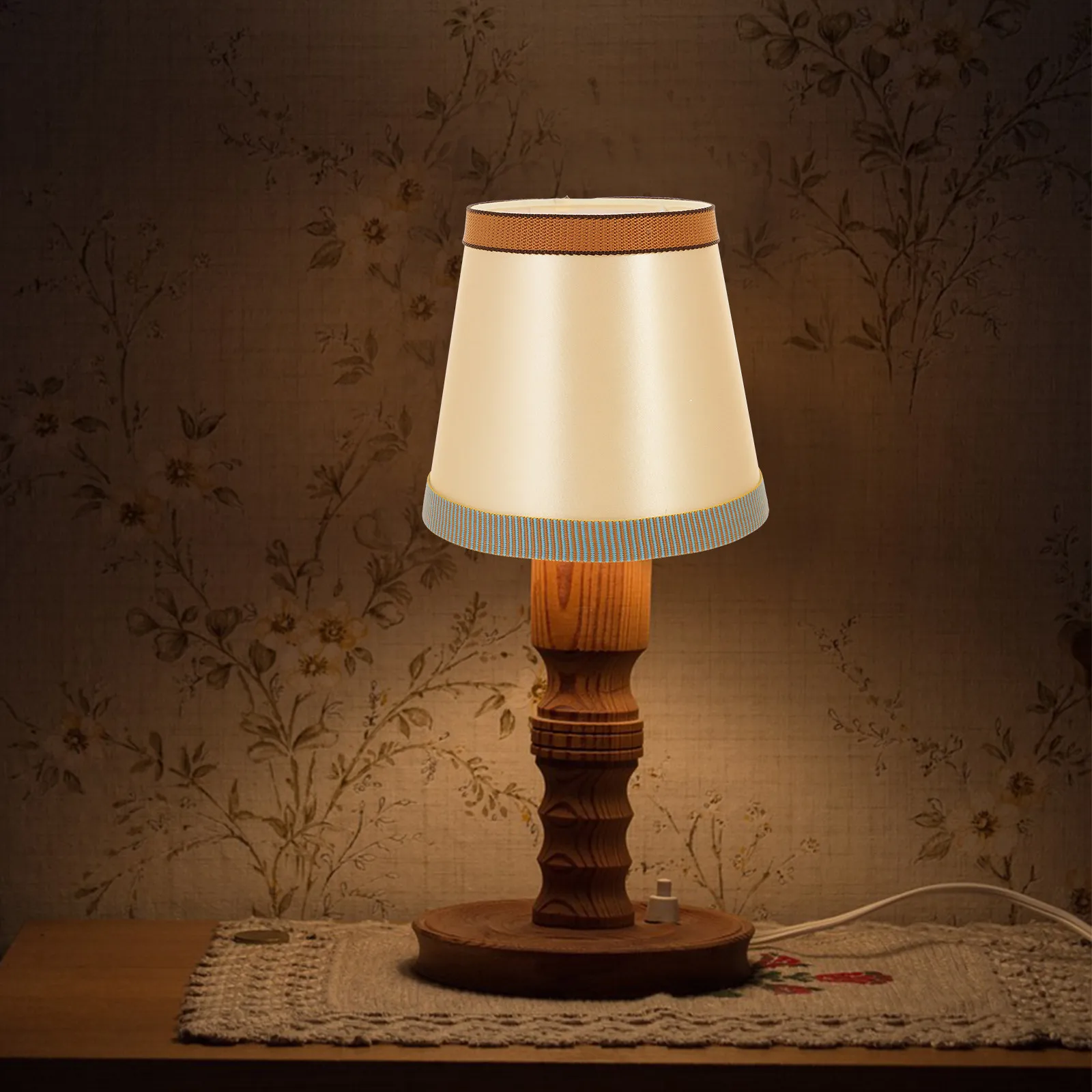 Fabric Cloth Lampshade Small Size for Desk Table Floor Lamp Replacement Decorative Lamp Shade Decorative Lampshade