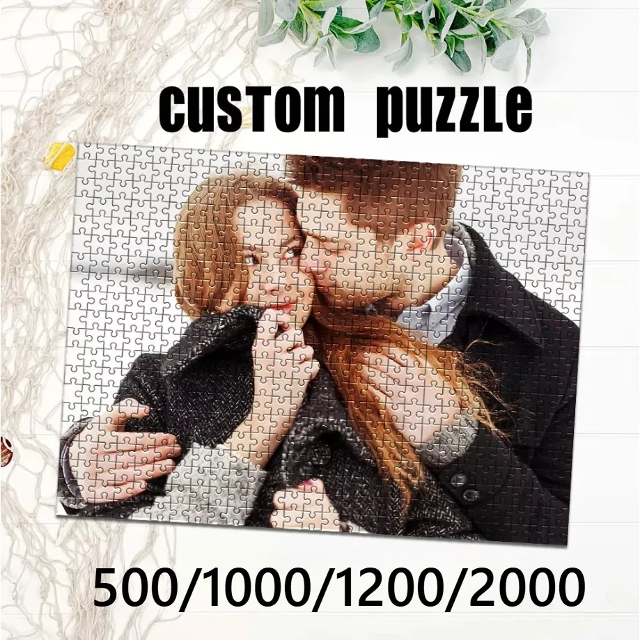 DIY Custom Landscape Portrait Paper Puzzle Multiple Pieces Customized Souvenir Gift to Record Precious Trip Memories