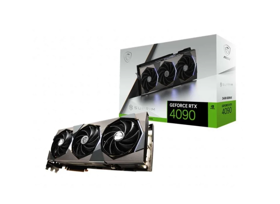 

Новинка для видеокарты NVIDIA MIS GeForce RTX 4090 SUPRIM X 24 ГБ