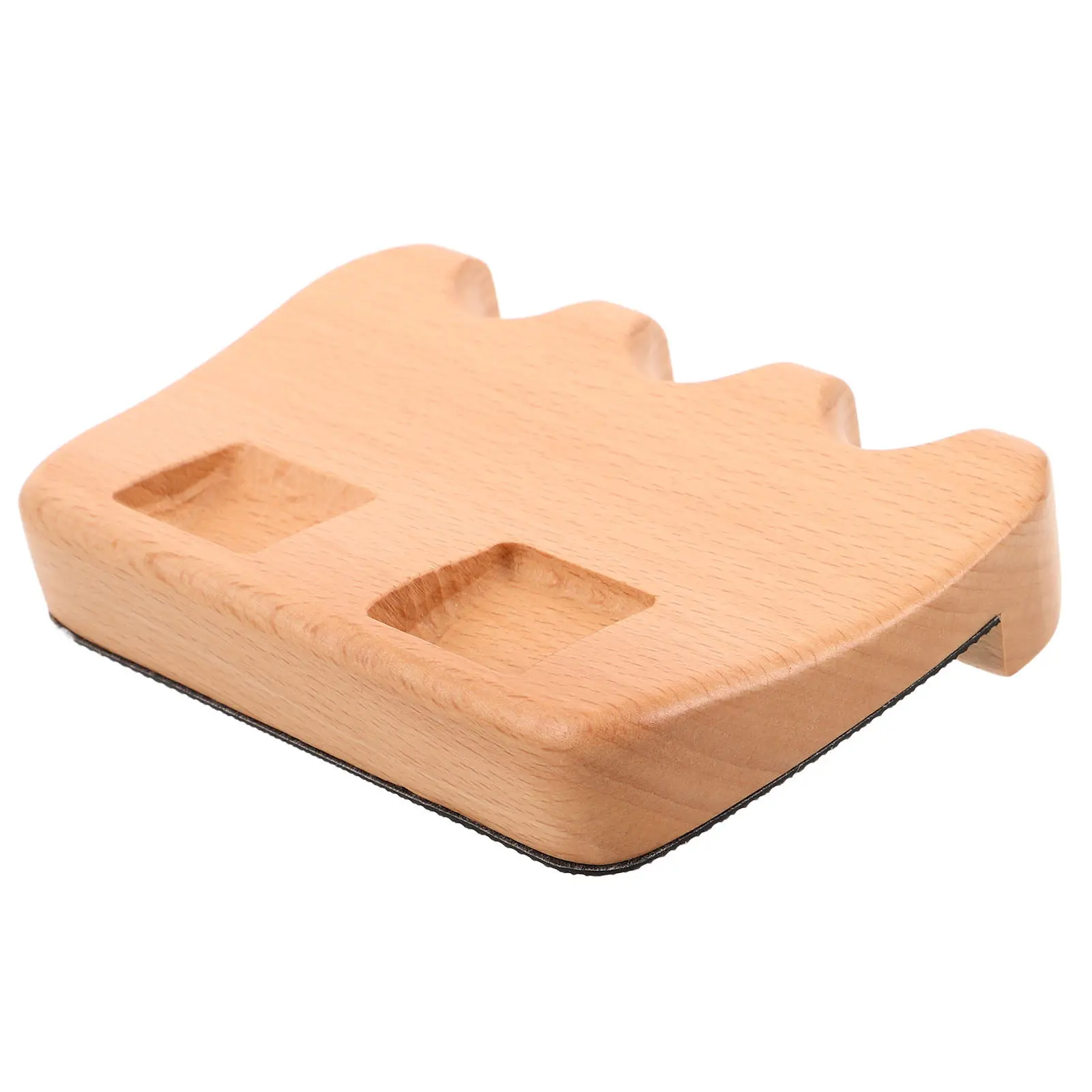 

Solid Wood Pool Cue Rack Holder for 3 Cues Stable Space Saving Billiard Stick Organizer for Room Or Professional Pool