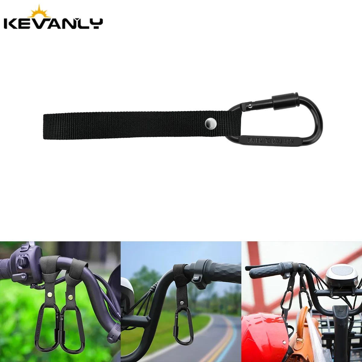 1/2pcs Bike Motorcycle Hanging Front Hook High Load Bearing Hanging Hook Multifunctional D-Hook Hanger Shopping Pram Hook