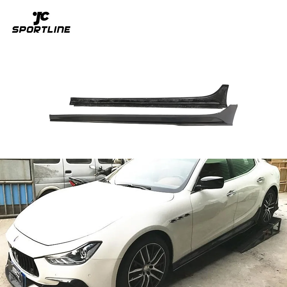 

Carbon Fiber Side Skirts Extension for Maserati Ghibli Sedan 4-Door 2014-2019