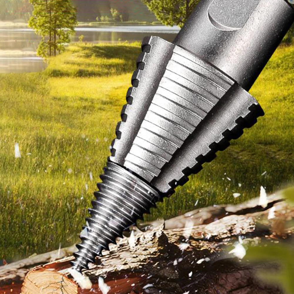 Efficiënte, gehard, hittebestendige houtklovenboor met spiraalgroef en 2 verlengstangen voor huishoudelijke boormachines