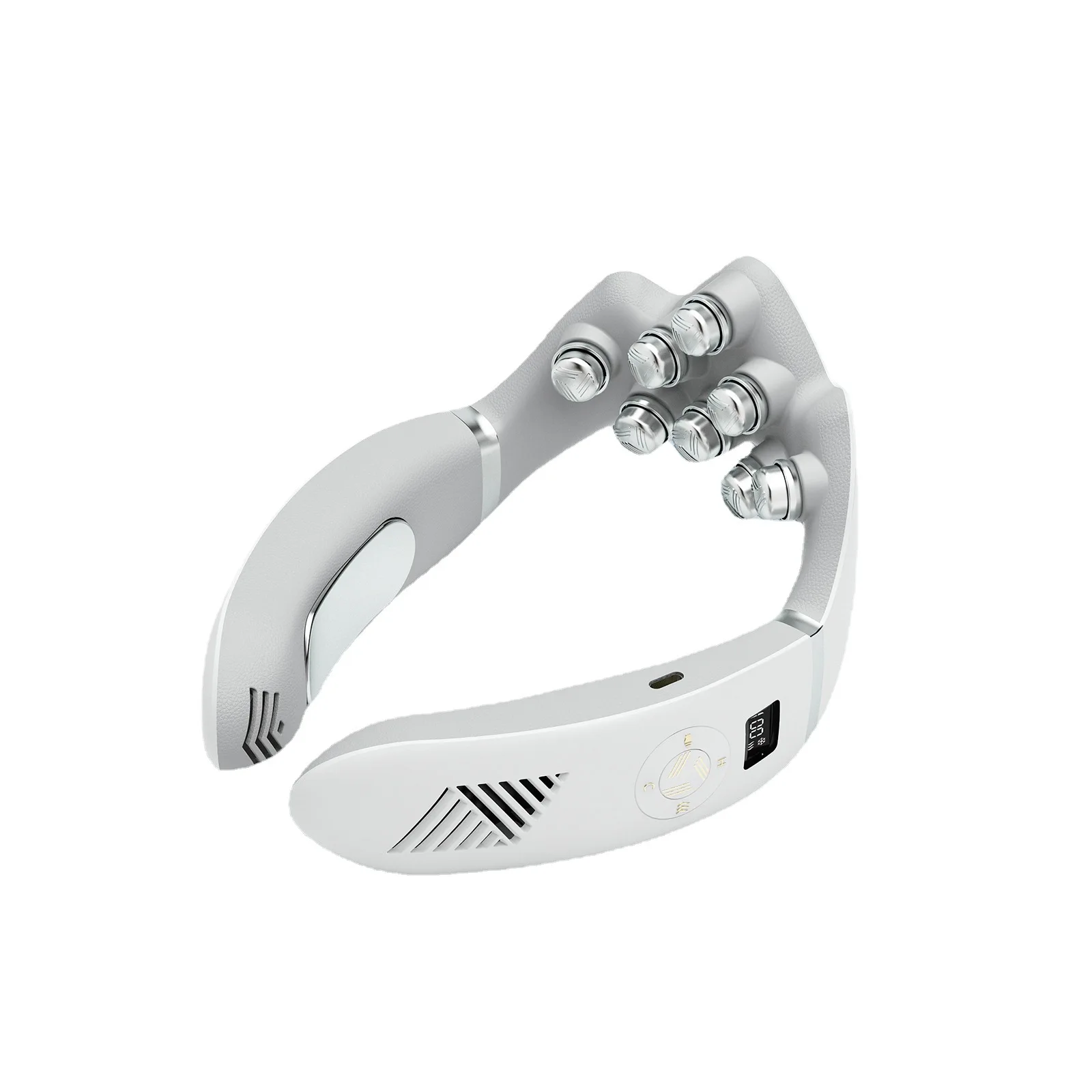 Customizable Head and Neck Massager Shoulder and Neck Cool and Warm Neck Protector Cervical Spine Massager Meridian