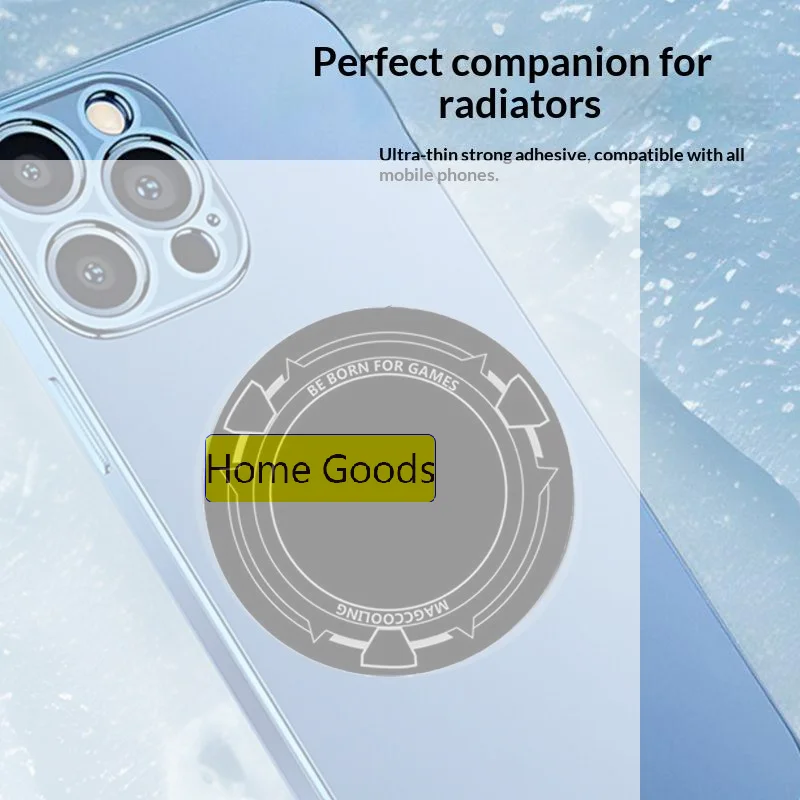 5Pcs 6cm Metal Plate Ring For Magnetic Car Pad Holder Radiator Iron Sheet Sticker For Pad Tablet PC