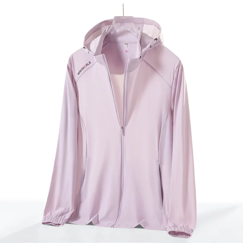 2025 Women's UPF 50+ Sun Protection UV Jacket Full Zip Lightweight Jacket Athletic Workout Hoodie