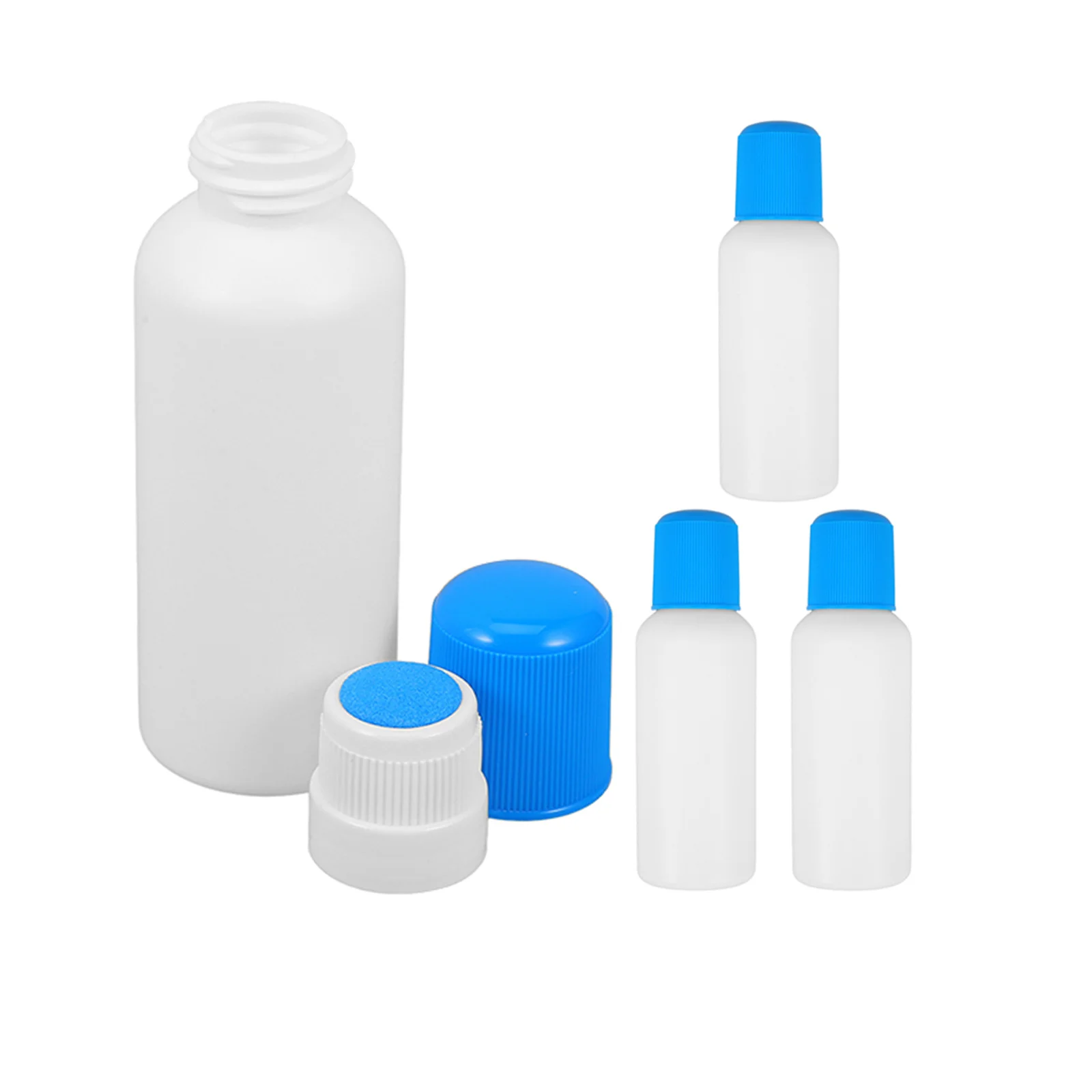

4pcs 100Ml Sponge Head Applicator Bottles Durable Plastic Leakproof Liquid Containers Travel Dauber Bottles Empty
