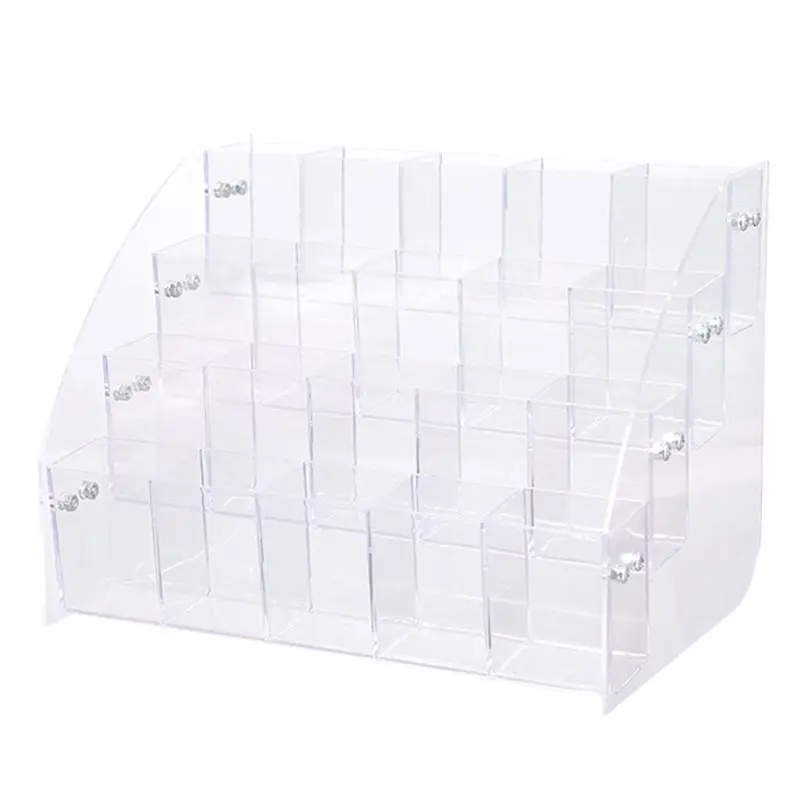 【LAST CHANCE】Multi-Slot For Retail Stationery Pen Display Stand-Countertop Organizer For Showcase