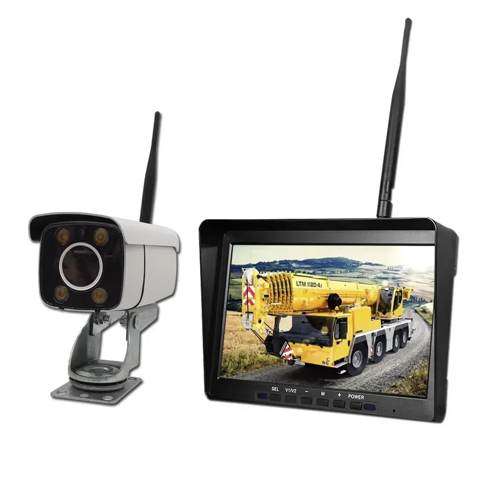 2025 Hot Sale Tower Crane 30X Zoom Wireless Camera 10.1 Inch Monitoring Construction Crane Engineering Vehicle Work Safety