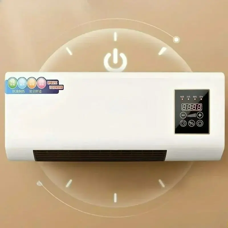 Electric Heaters High-quality Smart Ductless AC 2000W Cold Heat Portable Wall Mount Unit Remote Control RV Dormitory Apartment