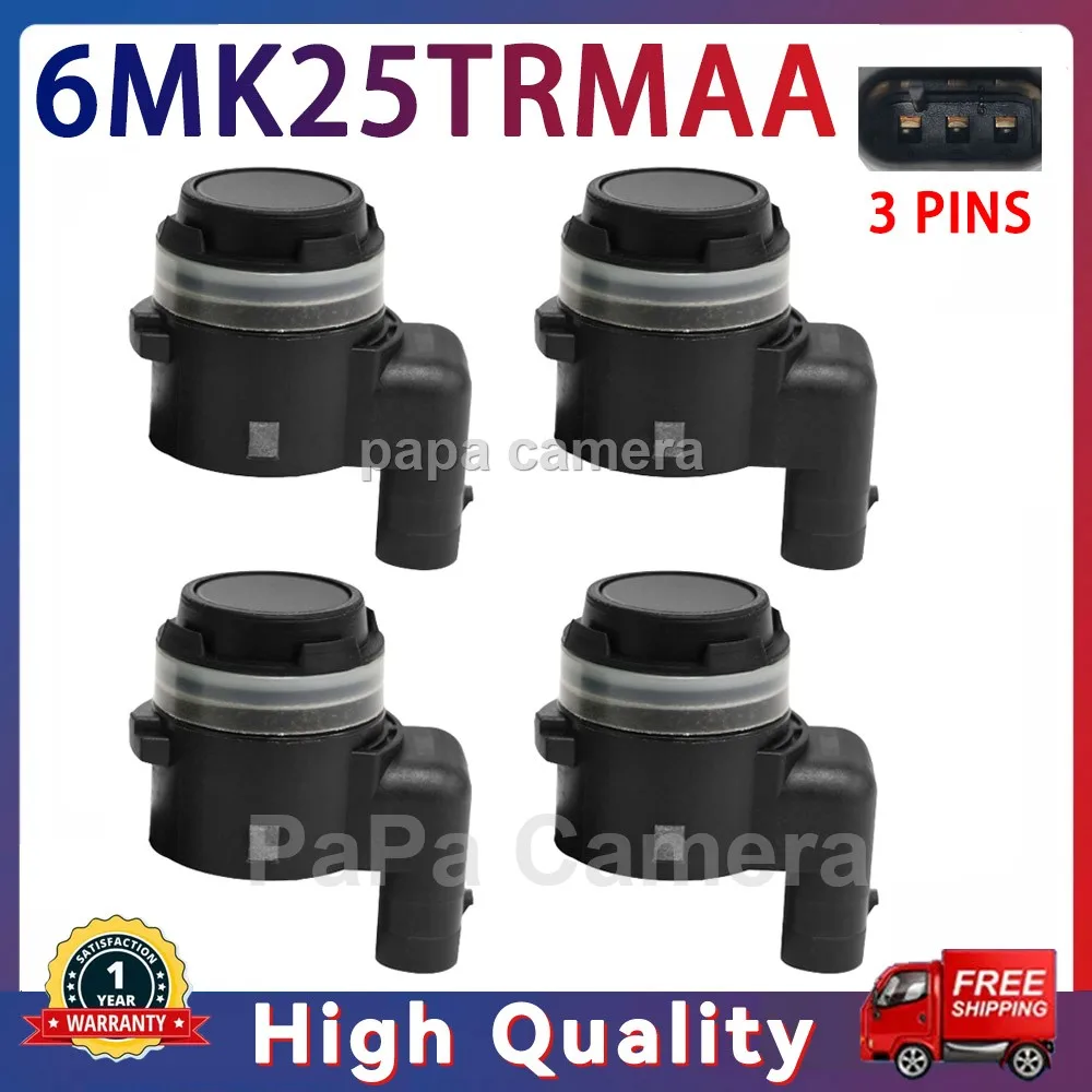 4PCS PDC 6MK25TRMAA Parking Distance Control Sensor For Chrysler Dodge 1500 2019 2020 Car Accessories