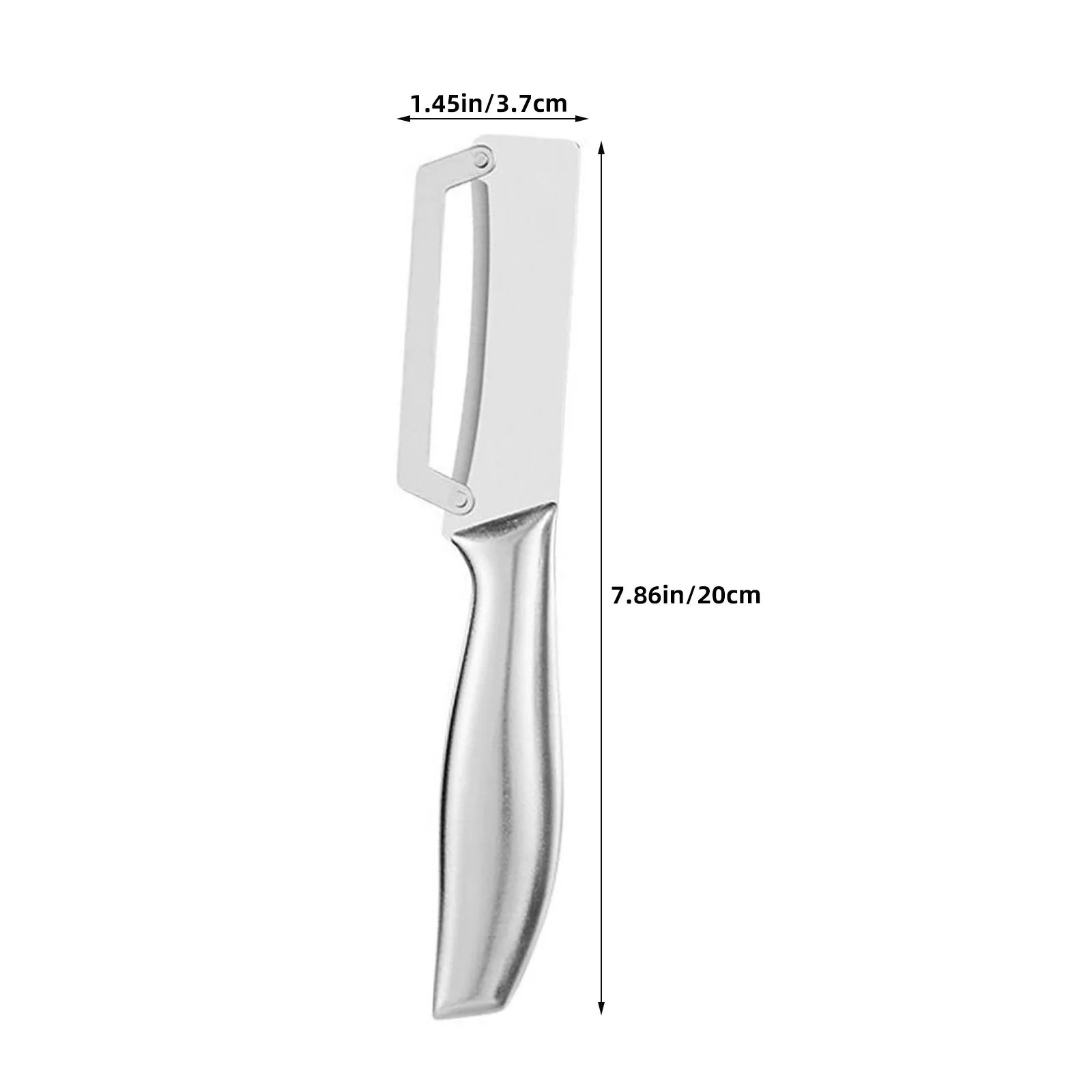 2Pcs Kitchen Peeler Stainless Steel Double-Sided Blade Vegetable Fruit Peeler Multi Functional Sugarcane Pumpkin Peeling Knife