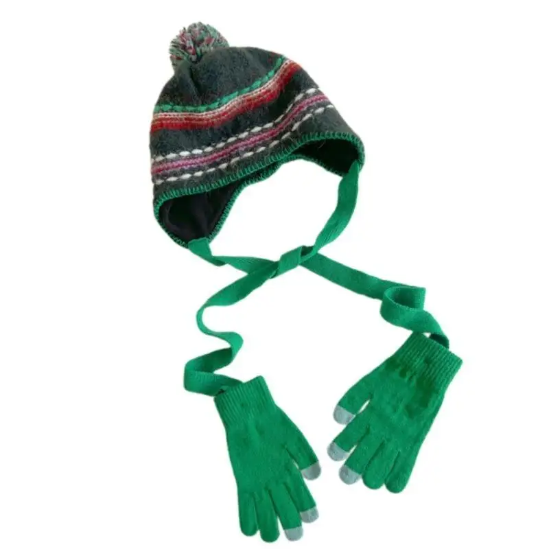 قبعة P9FE المرنة القابلة للتنفس والمتانة والحياكة اليدوية قبعة جميلة للخريف والشتاء