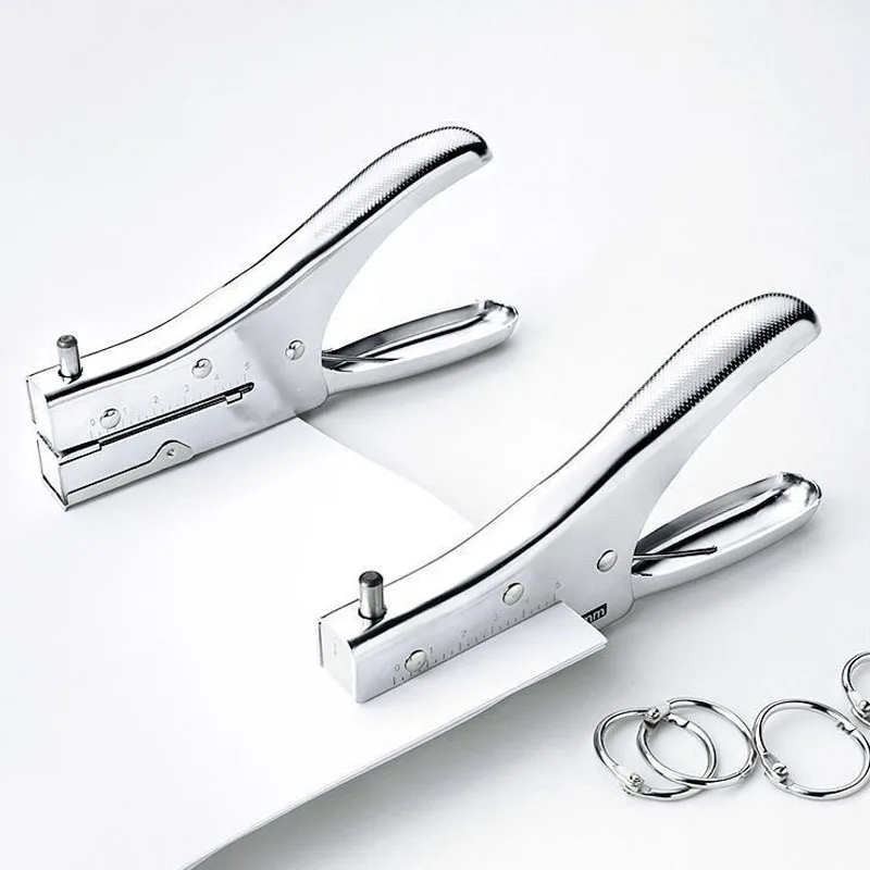 Hole Punch Handhed Art Project 3mm/6mm Paper Chipboard Punching Paper Cutter