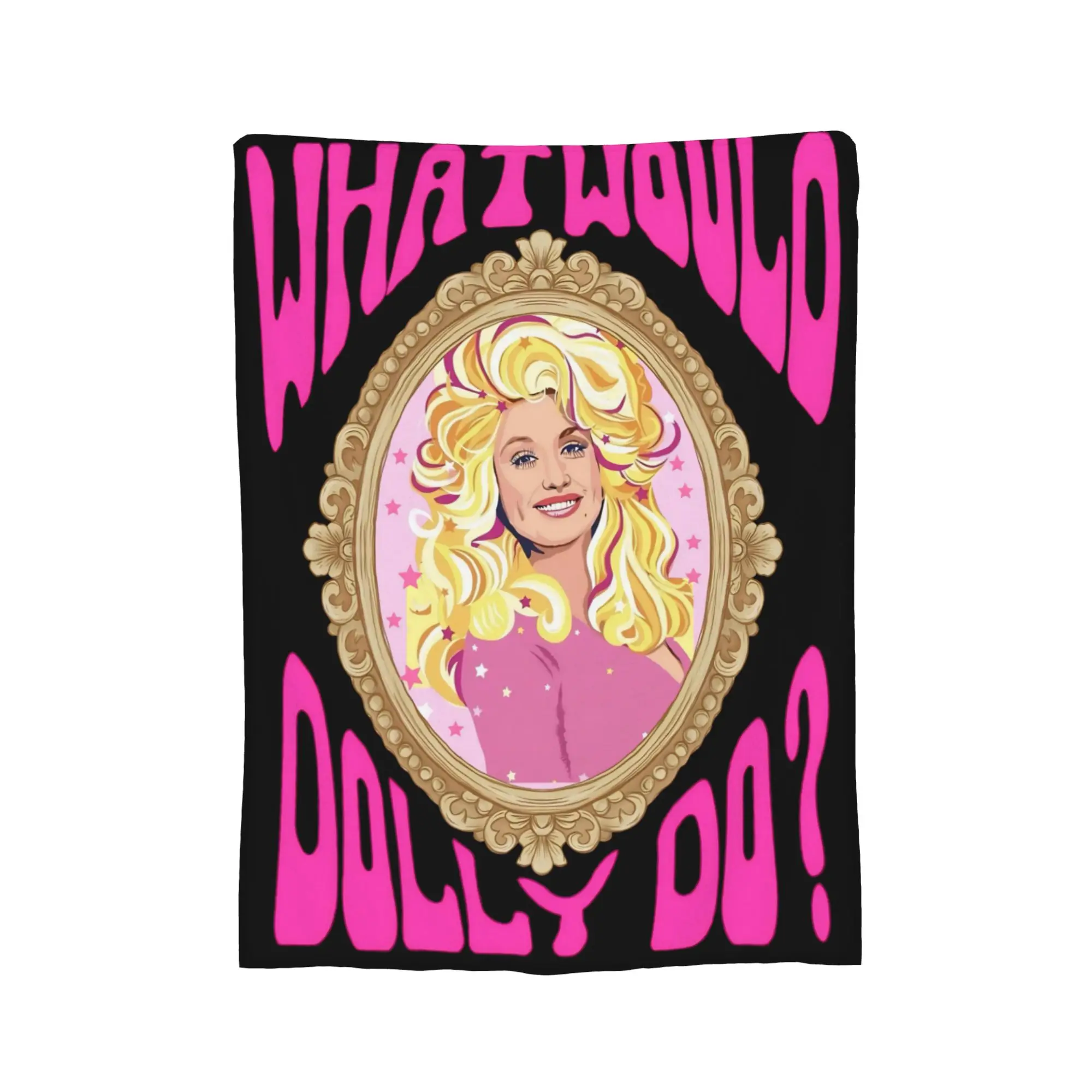 D-Dollys Singer Blanket Dolly Parton  Wool Awesome Breathable Throw Blanket for Home Autumn/Winter
