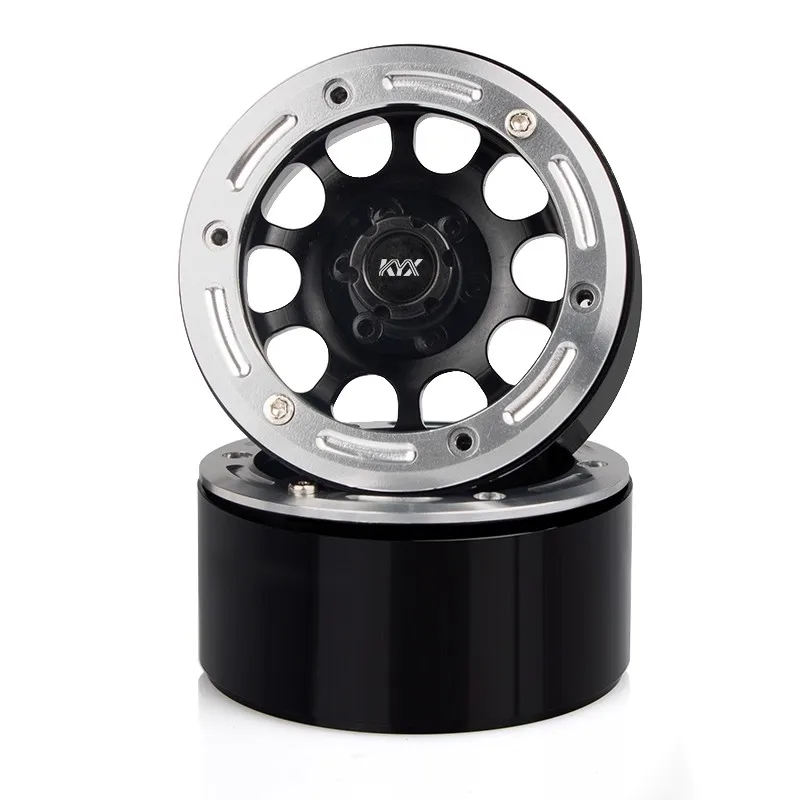 

KYX simulation model car aluminum alloy 1.9 wheel hub Capra scx10 non stick clamping tire metal wheel hub