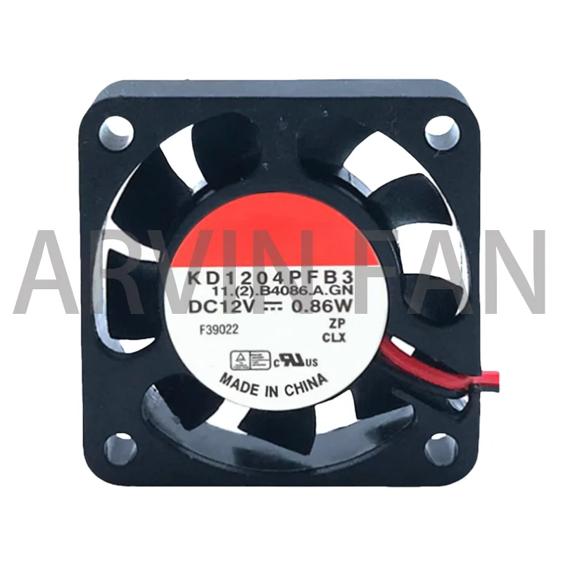 

Brand New KD1204PFB3 4cm 40mm 4010 12V 0.86W Double Ball Bearing Large Air Volume Cooling Fan