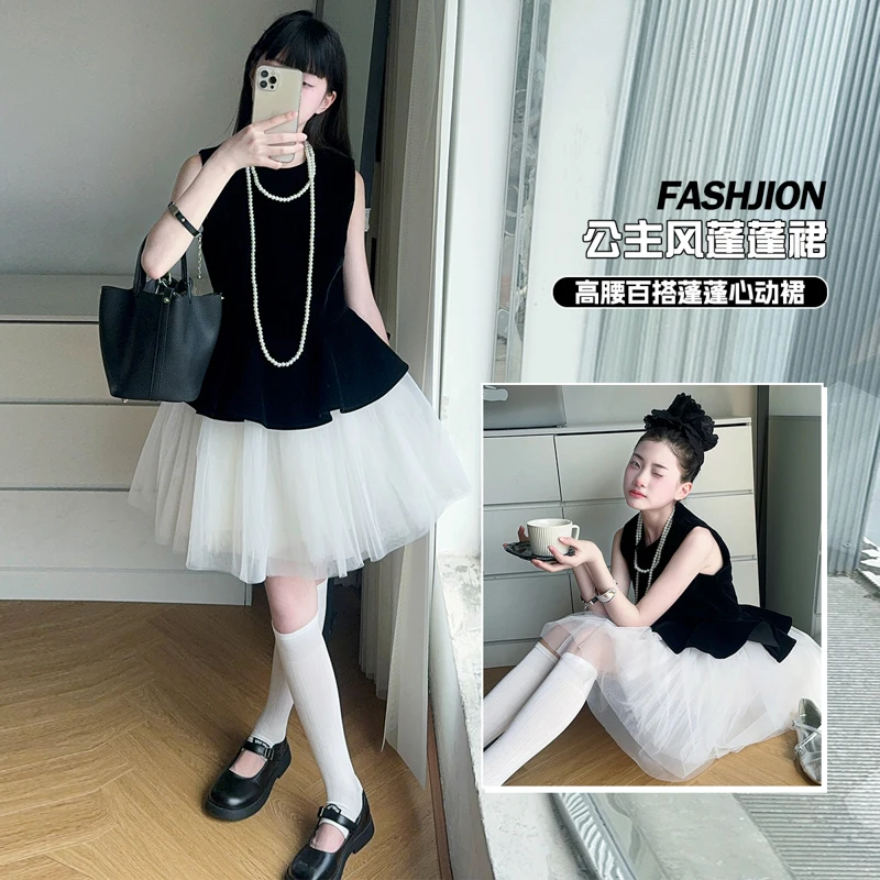 

Girls Birthday Dress Sweetheart Ball Gown Affordable Luxury Dress Baby Sleeveless Dresses Princess Knee Length Fluffy Size 4-14Y