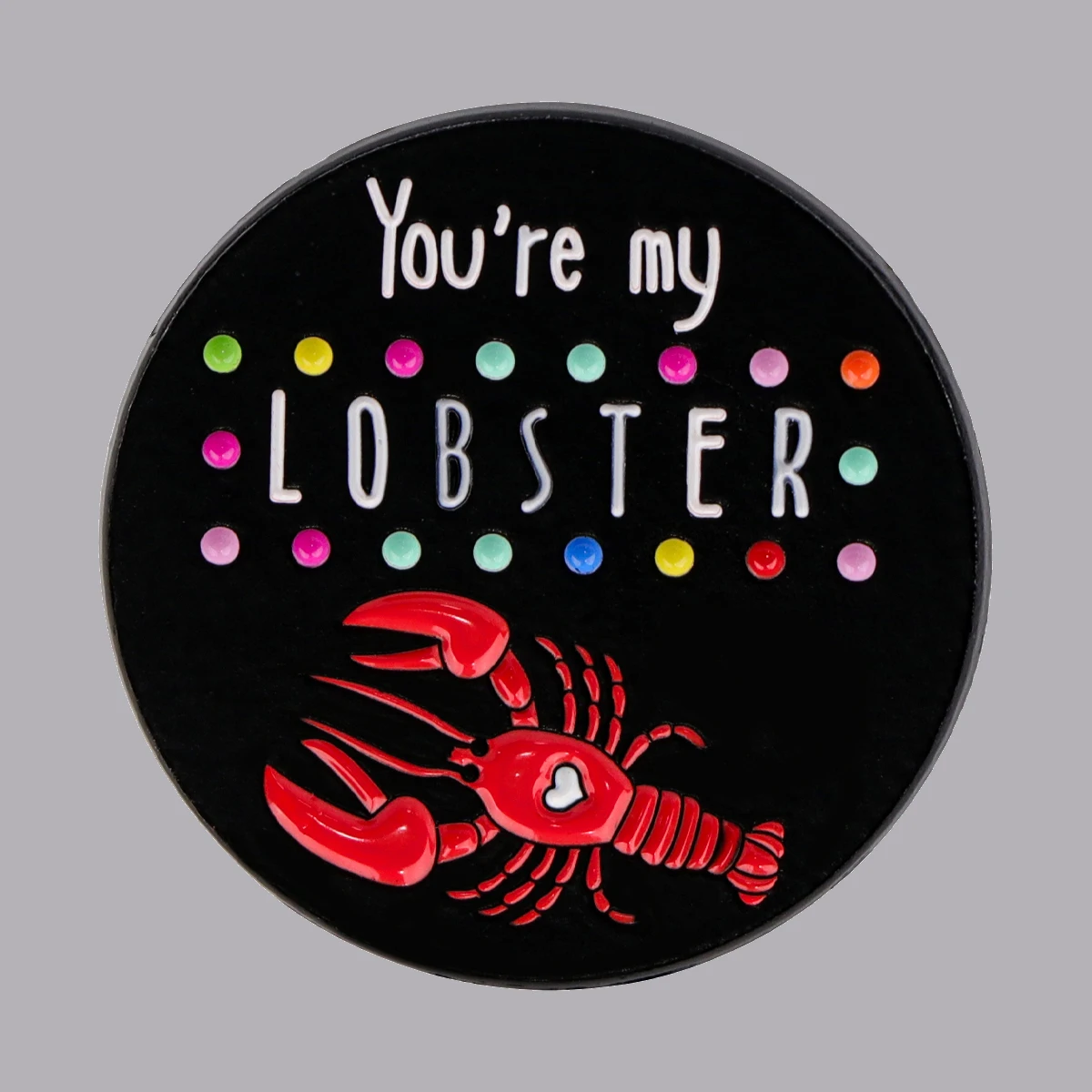 Lobster Enamel Pin TV Inspiration Brooch Pines Lapel Pins Badge on Backpack Clothing Accessories Fashion Jewelry Friends Gifts