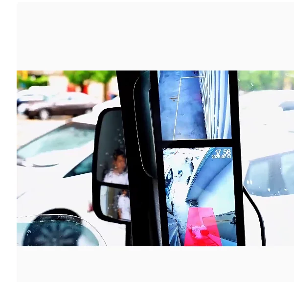 12.3 inch Electronic Side View E Mirror for truck/bus class II IV wide view angle Monitor Camera Backup System