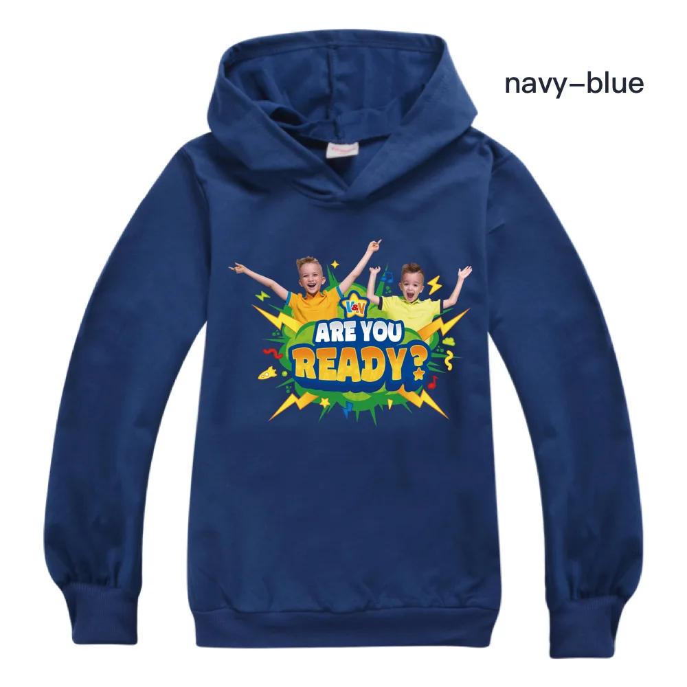 Vlad Niki Boys Long Sleeve Sweatshirt Cotton Kids Clothes Girls 8 To 12 Shirts for Teenage Girls Hoodies Pullover T-Shirt