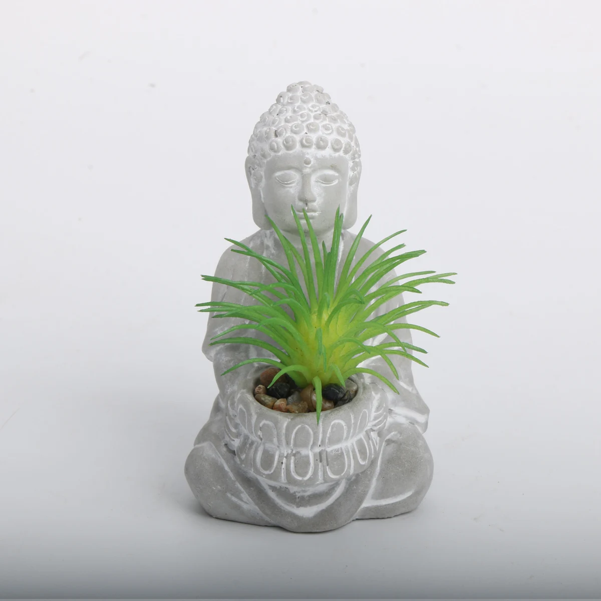 Cement Buddha Decoration, Zen Arts And Crafts Home Decoration, Fish Tank Aquarium Scenery Chinese Tea Pet Decoration, Room Decor