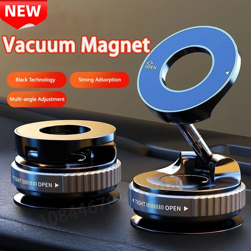 

НОВИНКА 2026: Магнитный держатель для телефона в автомобиль, многофункциональный, с вакуумной фиксацией, выдвижной и складной, 360° ° Поворотная подставка для навигатора