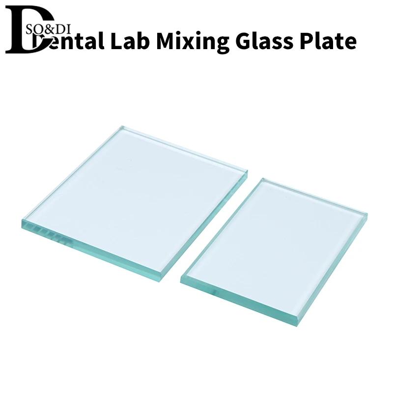 Dental Lab Mixing Glass Slab Dentistry Supply Glass Plate Cement Powder Glass Plate Board Dentistry Tool Equipment