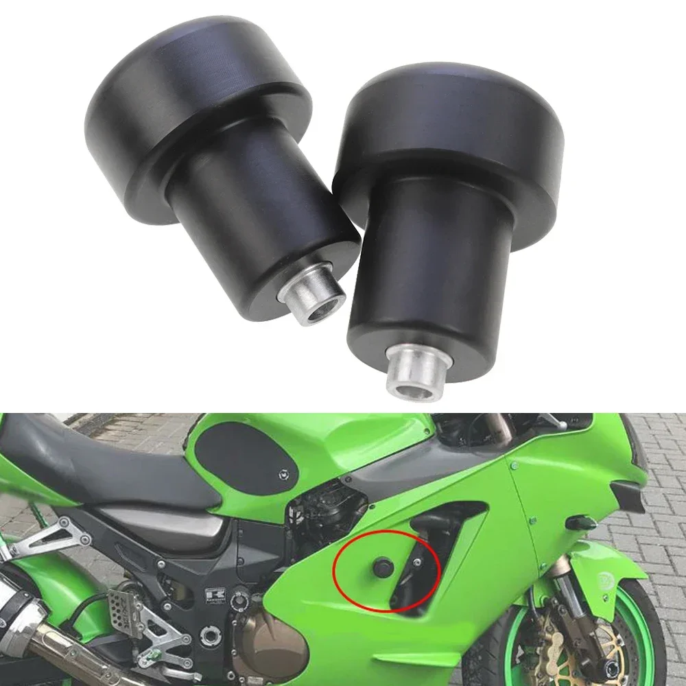 

Motorcycle Frame Sliders Crash Falling Protection For Kawasaki Ninja ZX-6R ZX6R 1998 1999 2000 2001 2002, ZX9R 98-03 ZX12R 01-04