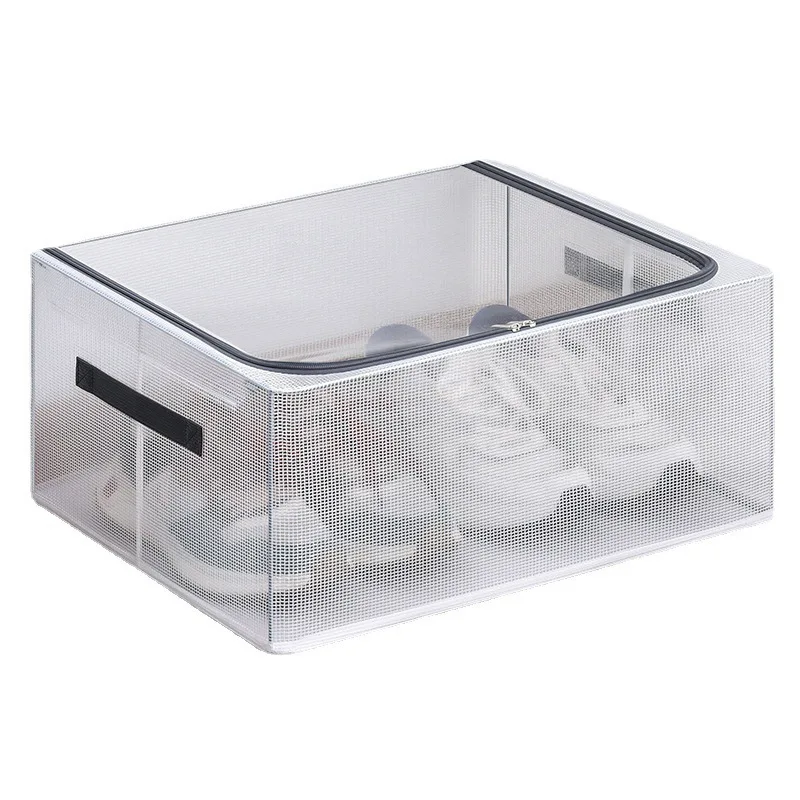 Transparent Shoe Box Under The Bed Waterproof Foldable Dustproof And Moisture-Proof Shoe Storage Box