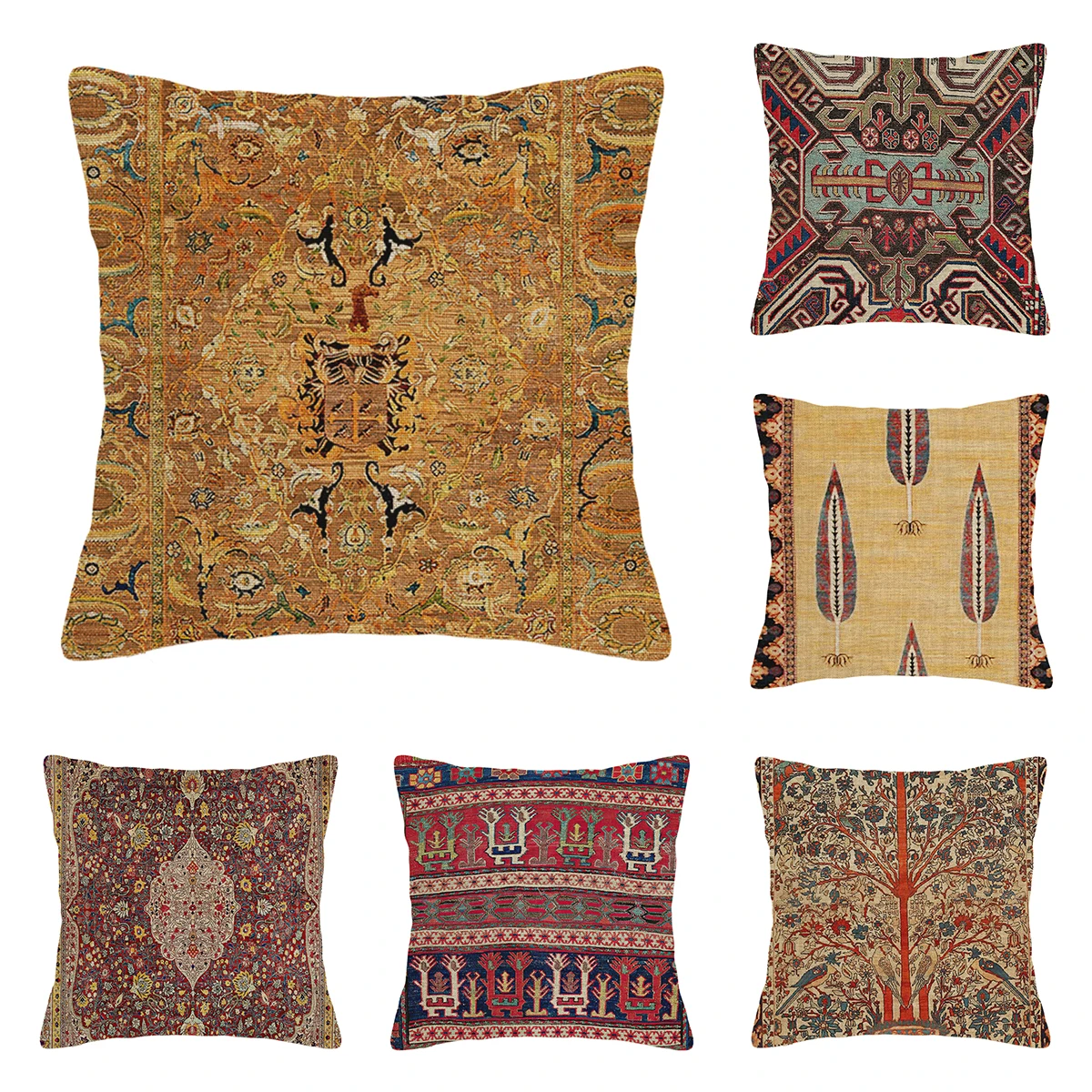 

Home living room modern decoration cushion decoration pillow cover 45*45 40x40cm 60x60cm 45x45cm Persian pattern 50x50cm boho