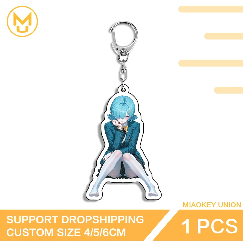 I.R.I.S Wuthering Waves Key Holder Game Keychains Without Censorship Sexy Pocket Pussy Backpacks Props NSFW Acrylic Standee