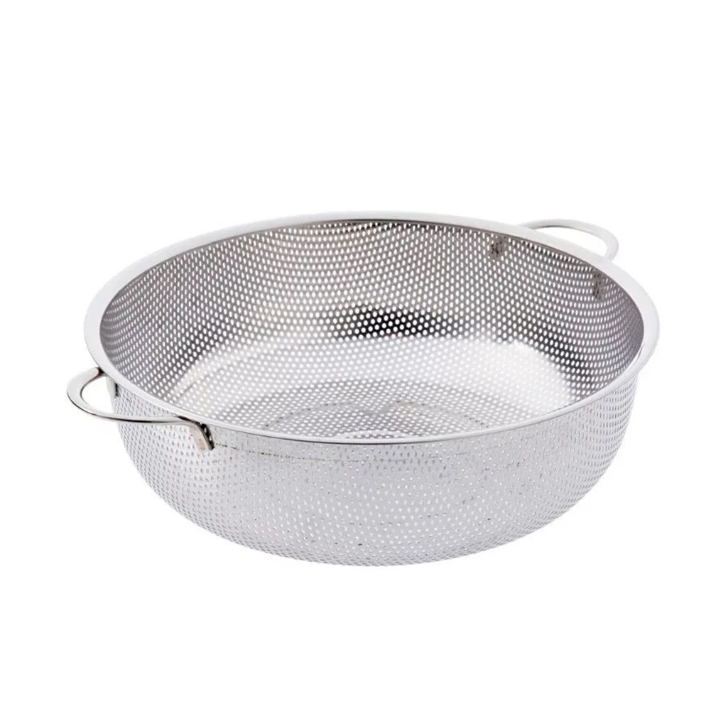 3 Legs Two Handles Modern For Spaghetti Rice Orzo Kitchen Tools Dense Hole Drain Water Gadget Food Colander Strainer Basket