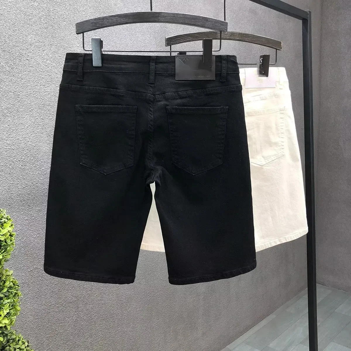 Youth Denim Shorts For Men, Summer Thin Style, New Summer Men's White Five-quarter Jeans