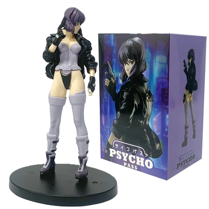 Statuetta Action Figure di Motoko Kusanagi da 18cm, Personaggio di Ghost in the Shell, Ornamento da Scrivania Fatto a Mano