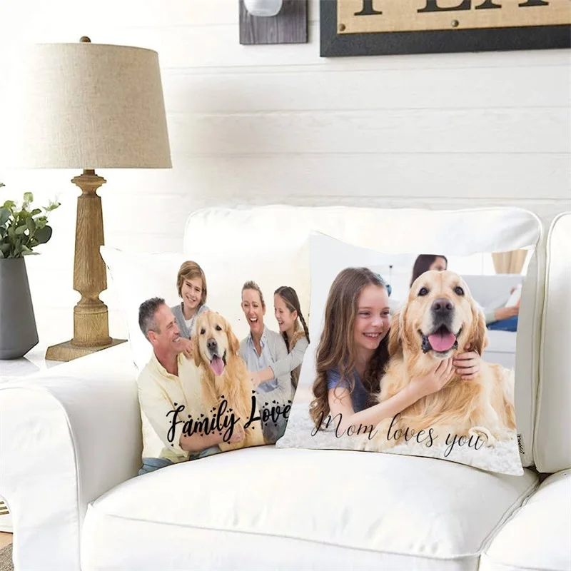 Your picture printed pillowcase can be customized as a gift for family and friends with personalized pillowcase covers as needed