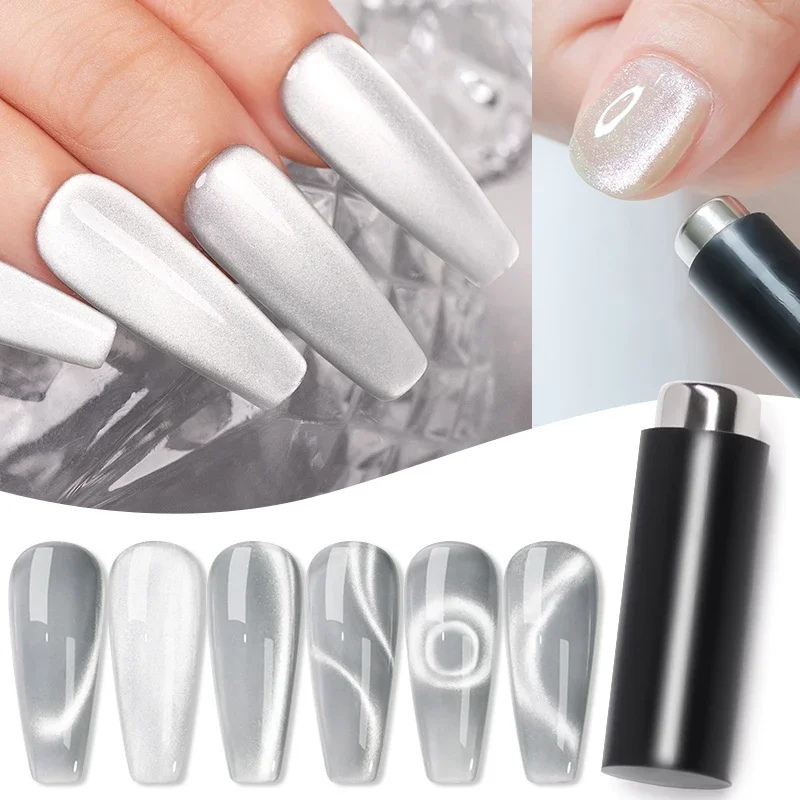 Silicone Magnet Stick Wand For 3D Magnetic Cat Eye Gel Strong magnetic effect Magic Nail Art Manicure Tools