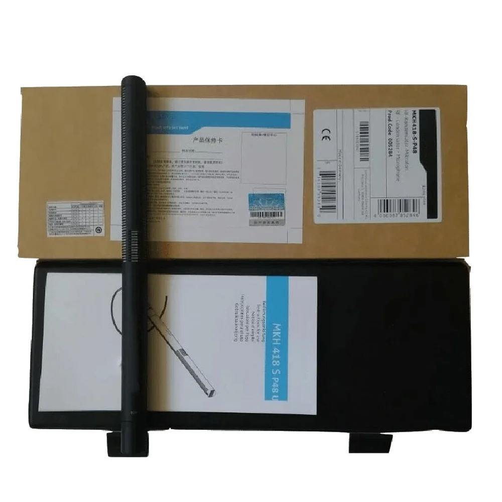 New MKH418 MKH 418-S Universal M-S Stereo shotgun Microphone for Every Type of Application in Film Both Indoors and Outdoors