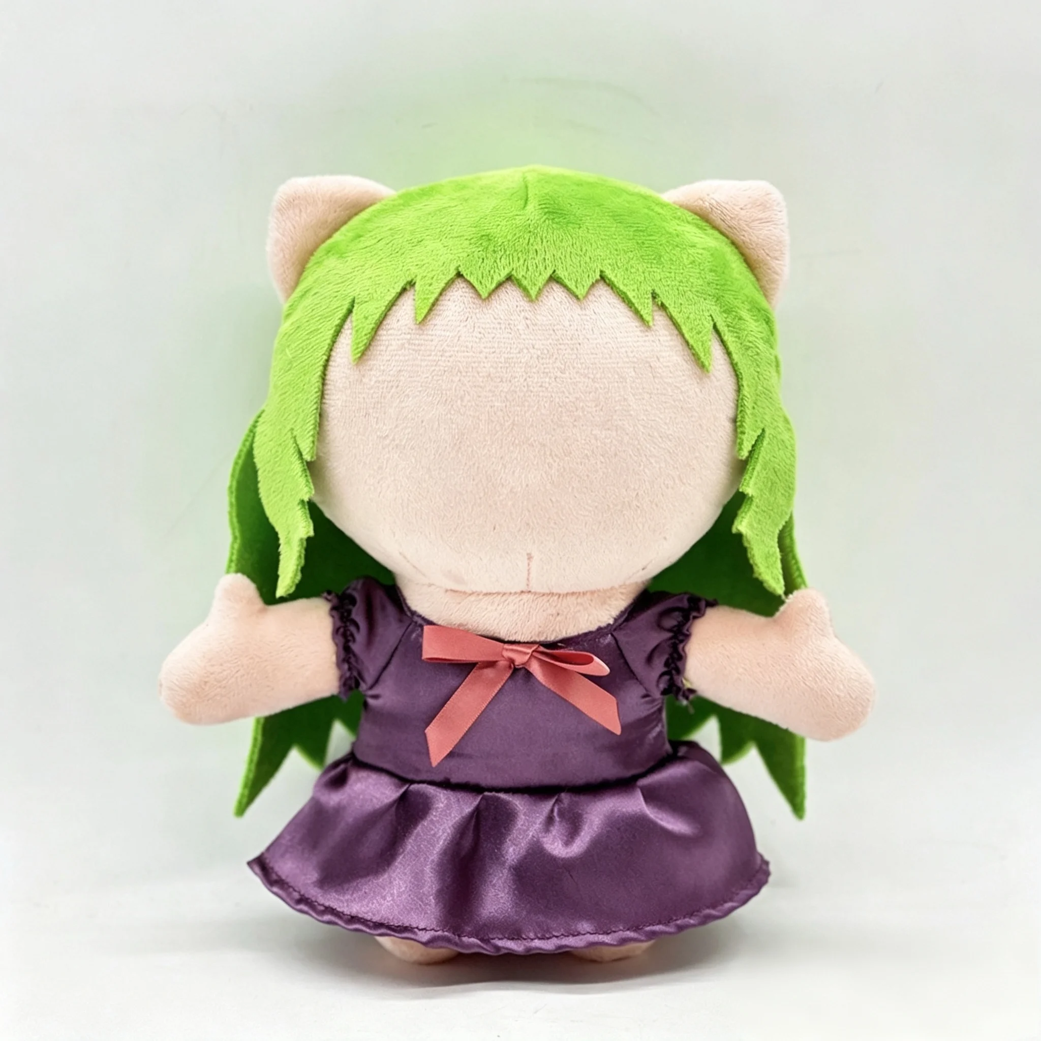 Hello Selena Green Hair, Purple Dress Cute Cat Princess Cartoon Anime Plush Doll Soft Stuffed Dolls Room Decoration Girls Gift