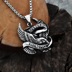 European and American Style Fashionable Eagle Domineering Men's Pendant Personalized and Versatile Men's Jewelry
