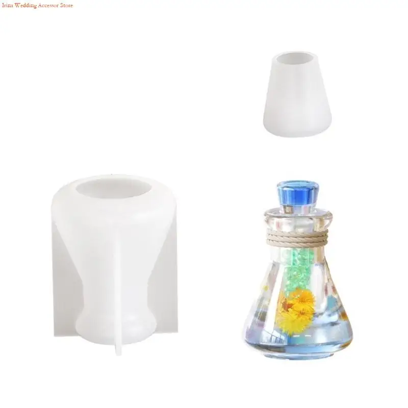 G92D Jar Bottle Silicone Mold Drift Bottle Resin Mold Heart Cup Molds