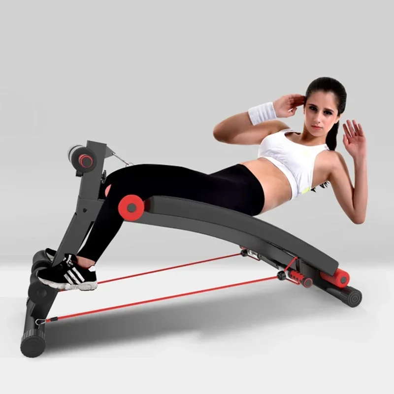 # Para equipo de gimnasio, banco para sentarse, silla Ab para ejercicio muscular, tabla supina portátil plegable para ejercicio, Unisex, interior y