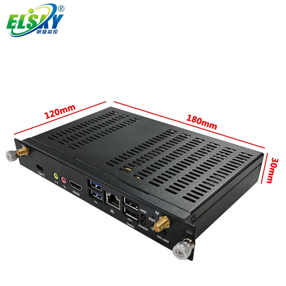 

Hot Sale ELSKY OPS10U 10th Gen I5 10210U I7 10510U Typc-C Quad Core 1.6G Processor 4K@60Hz Display OPS Computer Mini PC