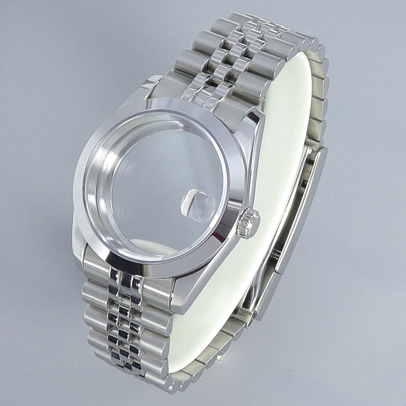 36mm/39mm high-quality Watch Case Bracelet Stainless Steel Parts Sapphire For nh35 nh34 nh36 Miyota8215Movement 28.5mmDial 10atm