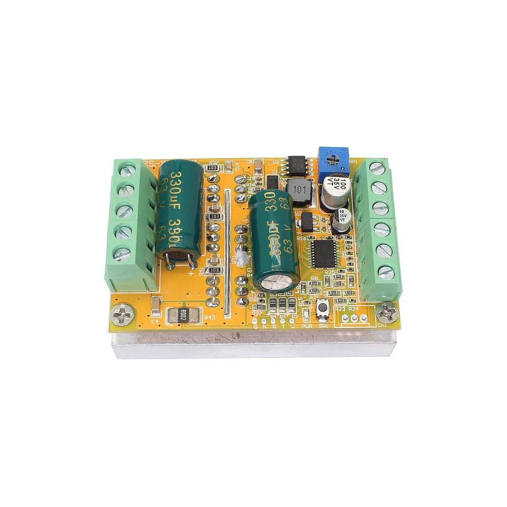 

BLDC 3 Phase DC Brushless Motor Controller 6.5-50V 380W 16A PWM Motor Speed Controller Driver Board without Hall Sensor