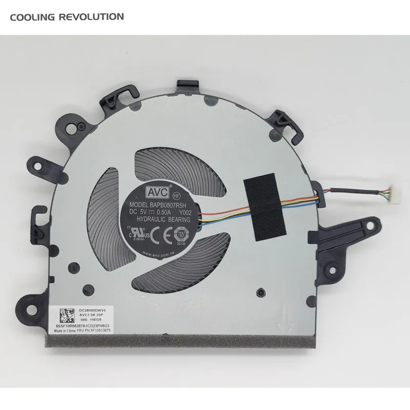 New Original Laptop CPU Cooling Fan For Lenovo IdeaPad S145-15IWL 15AST V15-IKB V15-IWL V15-IIL V15-ADA 5F10S13875 BAPB0807R5H